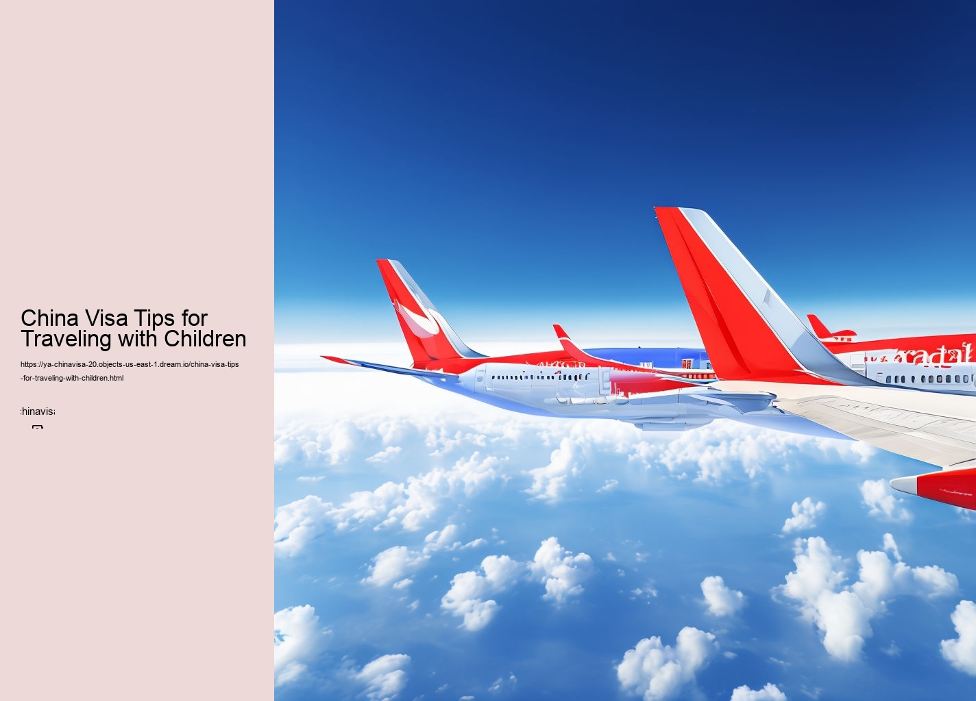 China Visa Tips for Traveling with Children